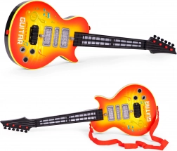 Kinder-Rockgitarre mit LED-Lichtern und Infrarotsensor