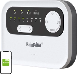 RainPoint Wi‑Fi 8‑zones irrigatieregelaar