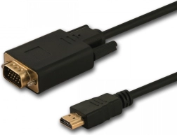 HDMI-zu-VGA-Kabel 1,8 m mit aktivem Chip