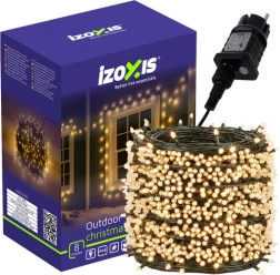 Weihnachts-Lichterkette 500 LED 35 m, warmweiß, IZOXIS, IP44, 8 Modi
