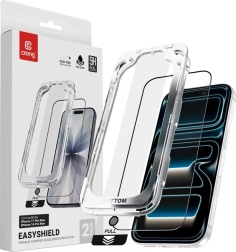 EasyShield Tempered Glass 2‑Pack for iPhone 17 Pro Max / iPhone 16 Pro Max (2 pcs)