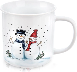 Ceramic mug with snowman 470 ml
