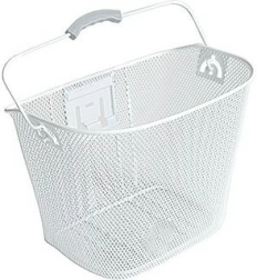 Rw15bout metalen fietsmand wit