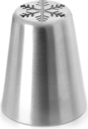 Russian Piping Tip Snowflake Stainless Steel