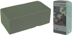Mousse florale pour fleurs fraîches 20 × 10 × 7 cm
