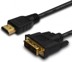 HDMI-zu-DVI-Kabel 1,8 m mit vergoldeten Steckern