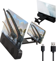 Handydisplay-Lupe mit Bluetooth-Lautsprecher