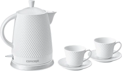 Keramik-Wasserkocher mit Tassen CONCEPT 1,5 l