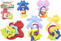 Anneau de dentition Profibaby avec petit animal et formes - 1 pièce
