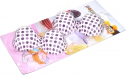 Bunte Backförmchen für Muffins 4 cm, Höhe 2 cm – 100 Stk.