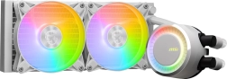MSI MAG CORELIQUID E240 White – Système de refroidissement liquide AIO 240 mm avec 2 ventilateurs ARGB