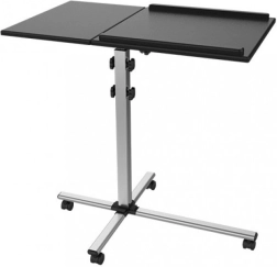 Mobile Table for Projector and Notebook Black