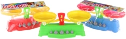 Kinderweegschaal met twee armen met gewichtjes (5 st.) – kleurrijke set