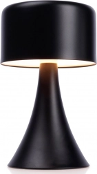 Metal wireless LED table lamp 20.5 cm – black