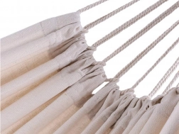 tuinhangmat van stevige textiel 200 × 80 cm met riemen en tas