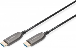 Hybride HDMI 2.1 AOC-kabel Ultra High Speed 8K/60Hz 30 m zwart