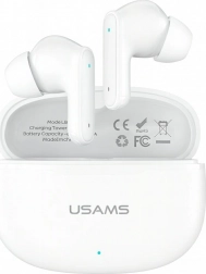 Draadloze oordopjes TWS USAMS E05 Bluetooth 6.0 wit