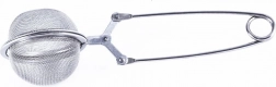 Stainless steel tea infuser with squeeze handle 5 cm