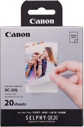 Ink and Paper Set for Canon SELPHY QX20 Printer
