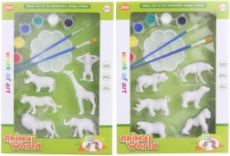 Petits animaux safari à peindre – kit créatif pour enfants