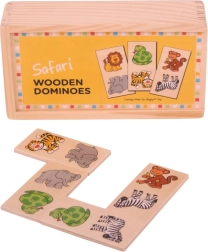 Bigjigs Toys Wooden Dominoes Safari