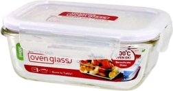 Glass baking dish with lid made of borosilicate glass 380 ml
