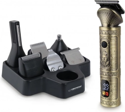 Kabelloser 7‑in‑1 Trimmer und Rasierer ESPERANZA ADONIS mit LCD‑Display