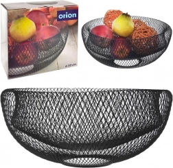 Schwarzer Metall-Obstkorb RADKA