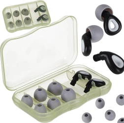 Silikon-Ohrstöpsel mit Geräuschdämpfung, Set mit 3 Größen
