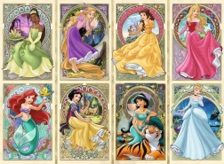 Puzzle Princesses de style Art nouveau - Ravensburger 1000 pcs