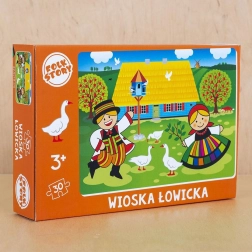 Puzzle Village Łowicz FOLKSTAR 30 pieces