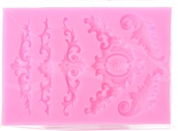 Silicone mold for cake decorating