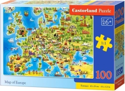Puzzle Europe Map 100 Pieces