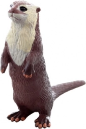 Figurine loutre en plastique