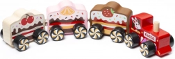 Wooden Train with Magnets Cakes 4 Pieces CUBIKA