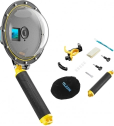 Waterproof Dome Port Telesin for DJI Action 3/4