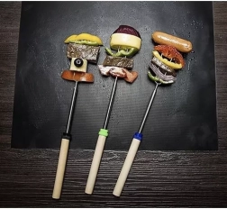 Set aus 5 antihaftenden Grill- und Backmatten 33 × 40 cm