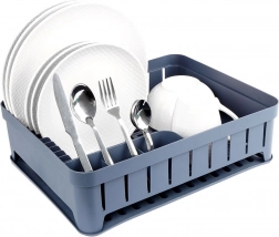 Gray dish rack 39.5 × 31 × 12 cm