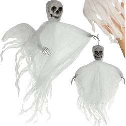 Ruhhy hängendes weißes Skelett (Geist) 70 cm - 1 Stück