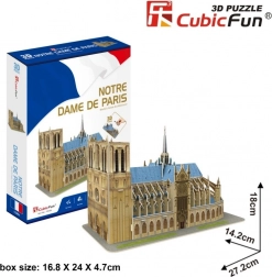CubicFun 3D Puzzle Notre-Dame Cathedral – 53 pieces