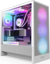 Boîtier d'ordinateur NZXT H5 Flow RGB Blanc