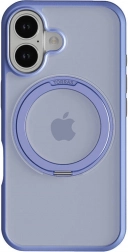 TORRAS Ostand Pro Case for iPhone 16, Blue, with MagSafe and Rotating Ring