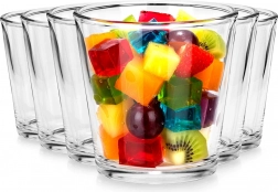 Gläserne Dessertbecher 180 ml, Set 6 Stück