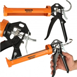 Auspresspistole für Silikon und Klebstoffe mit 360° drehbarem Korpus WOKIN