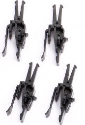 Piko Attelage court pour véhicules modèles, emballage de 4 pièces