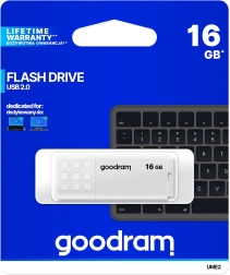 Clé USB Goodram 16GB UME2 blanc
