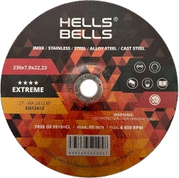 Disque à meuler pour acier 230 × 7 × 22,2 mm