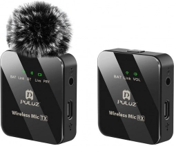 Kabelloses Ansteckmikrofon Puluz 1 TX + 1 RX