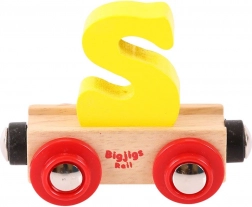 Bigjigs Rail Holz-Waggon – Buchstabe S