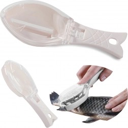 Visontschubber met opvangbakje voor schubben